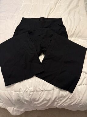 Old Navy Black Pixie Wide Leg Pants - High Rise
